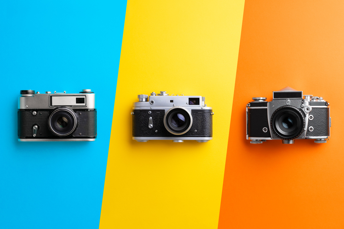Multiple Vintage Cameras
